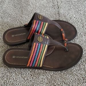 Leather Sandals multi color